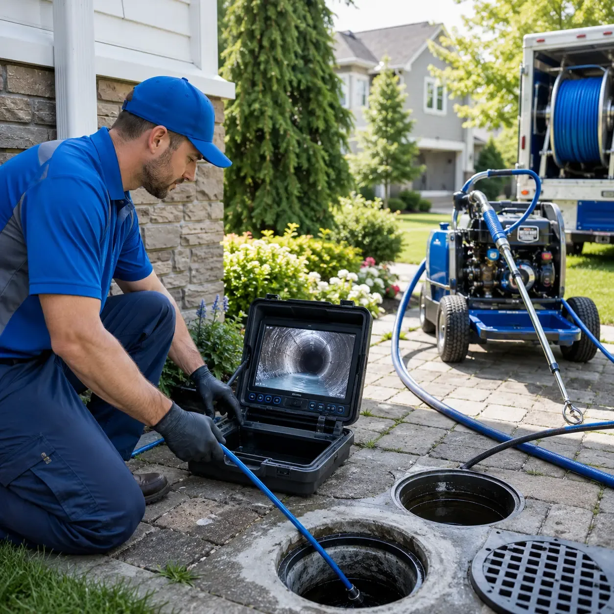 Outdoor drain cleaning professionals serving Kim, CO