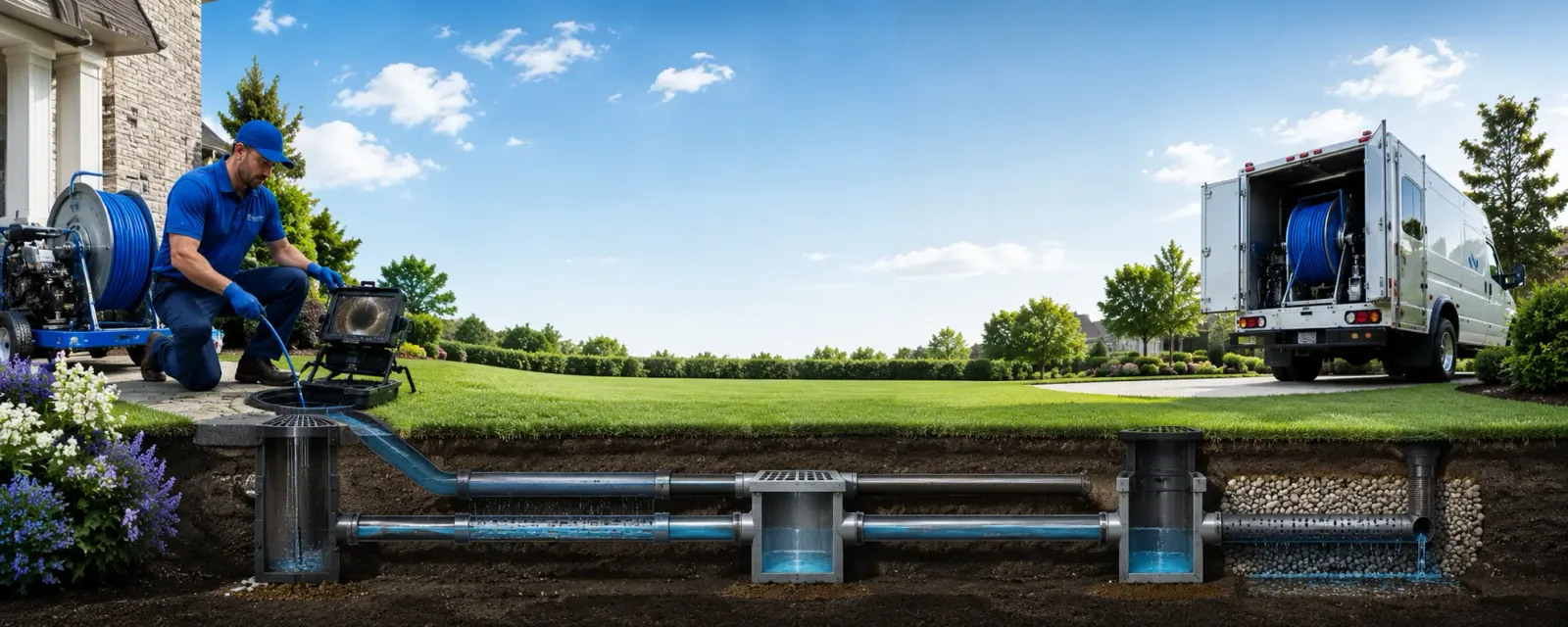 Outdoor drain cleaning information for Kim, CO